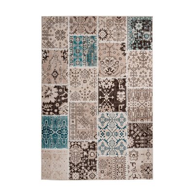Tapis de salon style vintage PATCH NOVATREND