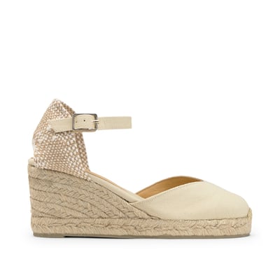 Espadrilles compensées en coton bio à bride  CHIARITA LIGHT PLATFORM CASTANER