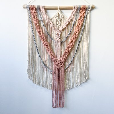 Decoração de parede em macramé CURA, Macramar MACRAMAR