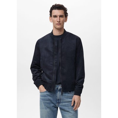 Blouson bomber imitation daim MANGO MAN