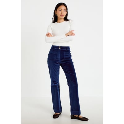 Pantalon bootcut taille haute velours CACHE CACHE