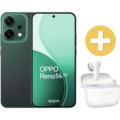 Smartphone Pack Reno 14 512Go Vert 5G + EncoBuds3 Pro OPPO