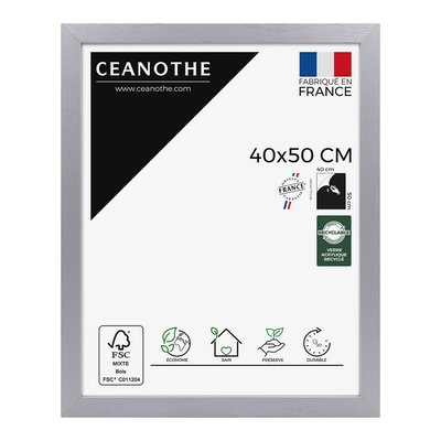 Cadre Photo 40x50 Cm Gris Bois Reconstitué Fsc KARMA CEANOTHE