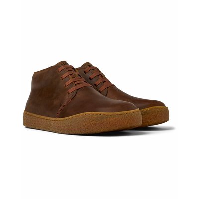 Peu Terreno High Top Trainers in Leather CAMPER