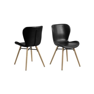 Chaises simili et bois (lot de 2) - MATILDA HELLIN, DEPUIS 1862
