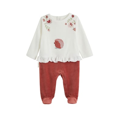 Pyjama bébé en velours Harmony PETIT BEGUIN