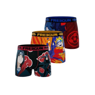 Lot De 3 Boxers Microfibre Naruto FREEGUN
