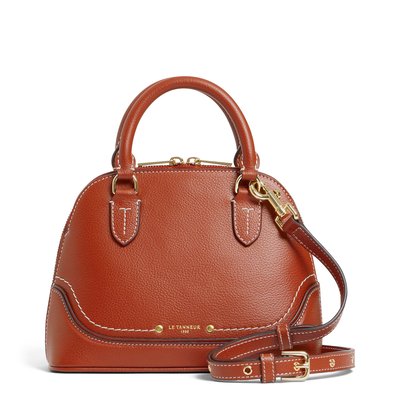 Sac à main petit en cuir grainé ELLA LE TANNEUR