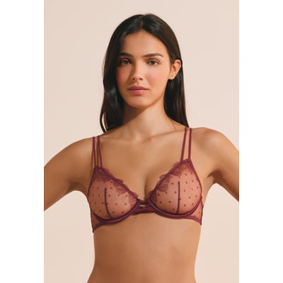 Soutien-gorge sans coques en broderie DEMOISELLE ETAM