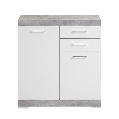 Buffet avec 2 Portes et 2 Tiroirs L80cm - Bristol CALICOSY