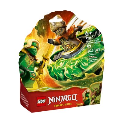 Ninjago Lloyd contre la toupie du monstre de la Terre LEGO