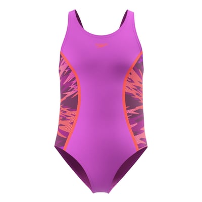Maillot de bain 1 pièce dos nageur motif/style panneaux latéraux HYPERBOOM SPEEDO