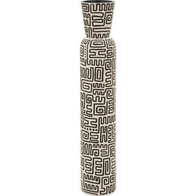 Vase haut motifs graphiques en relief MODERN RECOLLECTION