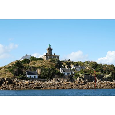 Tableau Sur Toile Focus Phare De Chausey ARCHITECTURE CEANOTHE