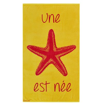 Serviette de plage velours 100x180 cm UNE ÉTOILE EST NÉE SENSEI MAISON
