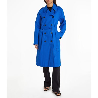 Trench mi-long boutonné ceinturé TOMMY HILFIGER