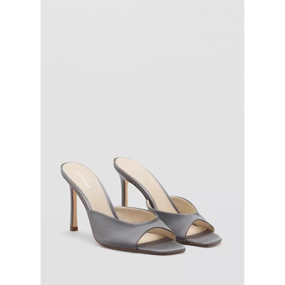Sandales en satin à talon aiguille MANGO
