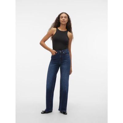 VMTESSA Taille haute Wide Fit Jeans Jean à coupe large VERO MODA