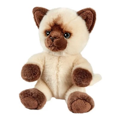 Peluche Chat Siamois Tetabizous - 17 cmH ANIMA