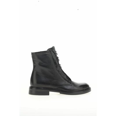 Leather Ankle Boots with Concealed Laces MJUS
