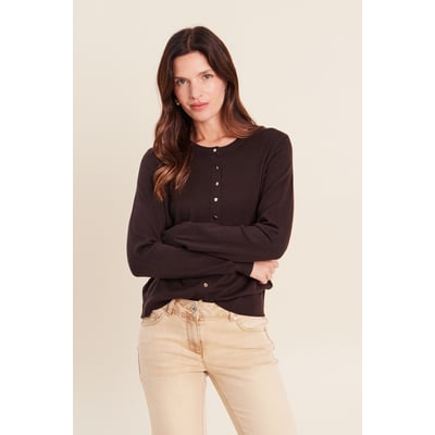 Gilet manches longues col rond BREAL