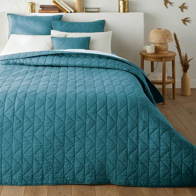 Couvre lit boutis matelassé coton Zig Zag Scenario LA REDOUTE INTERIEURS