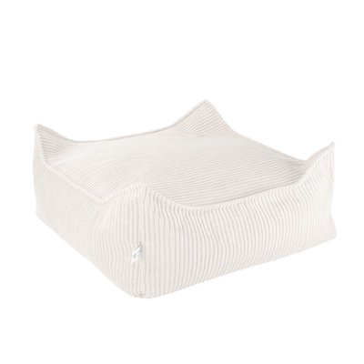 Poufe Coussin de Sol Ottoman Carré Velours côtelé WIGIWAMA