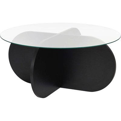 Table basse ronde en verre Aeris HANAH HOME