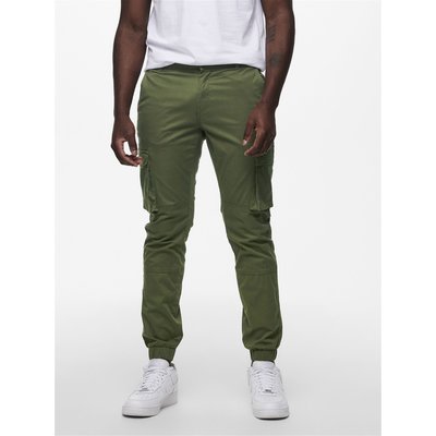 Pantalon cargo en coton Cam ONLY & SONS