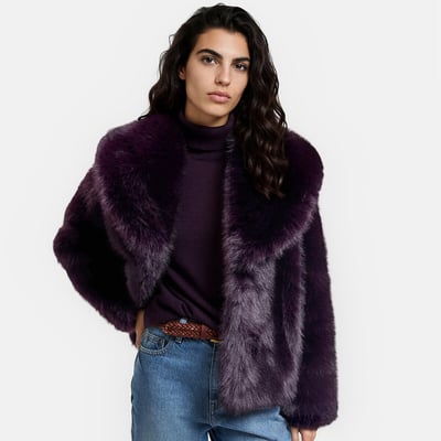 Manteau court duveteux  LA REDOUTE COLLECTIONS