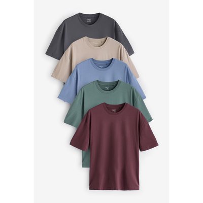 T-shirt décontracté, lot de 5 NEXT