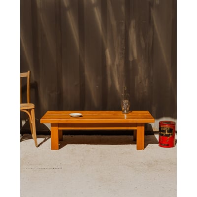 Table basse en bois Donna N°1132 - Bon état DEBONGOUT