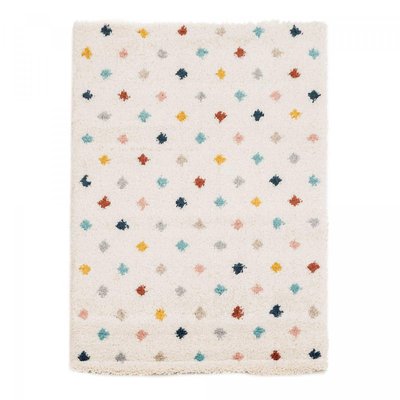 Tapis shaggy tissé motif simple CALYPSO 3 UN AMOUR DE TAPIS