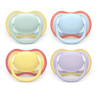 Lot de 2 sucettes Ultra Air 0-6 mois SCF087/05 PHILIPS AVENT