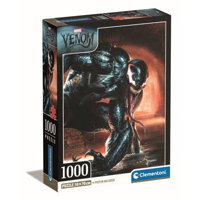 Compact 1000 pièces - marvel, venom CLEMENTONI