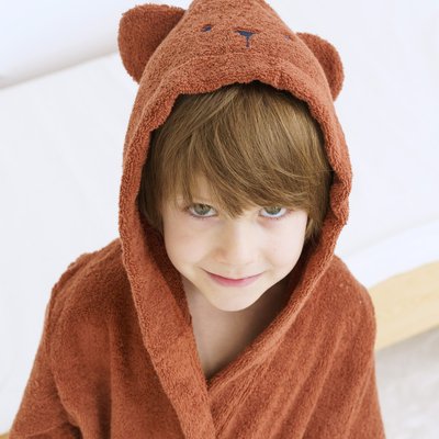 Peignoir capuche coton bio tonka OURSON LITTLE CREVETTE