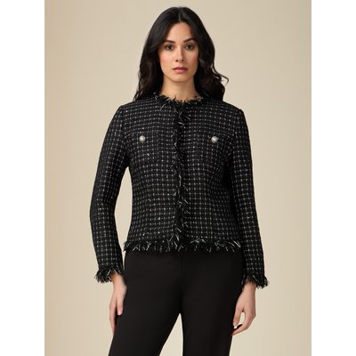 Veste courte femme habillée noire best sale