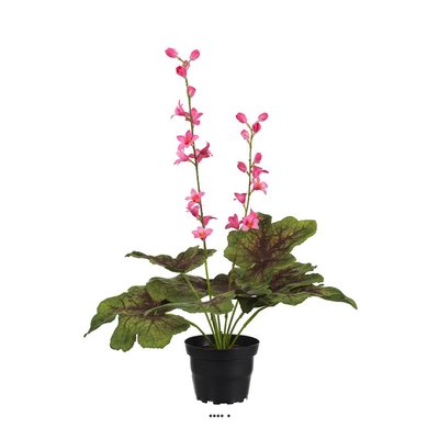 Heuchères fleuries artificielles en pot, H 4 ARTIFICIELLES