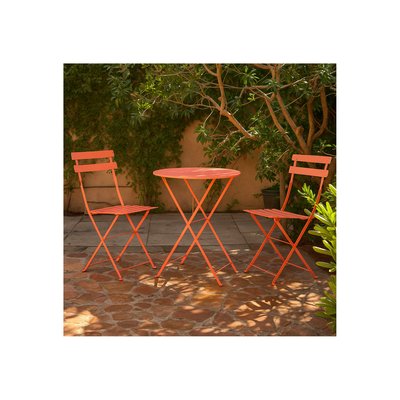 Ensemble table et chaises, 2 places, Flore AVRIL PARIS