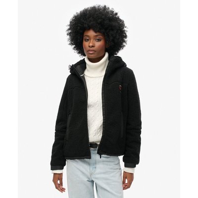 Veste à capuche en peau lainée Trekker SUPERDRY