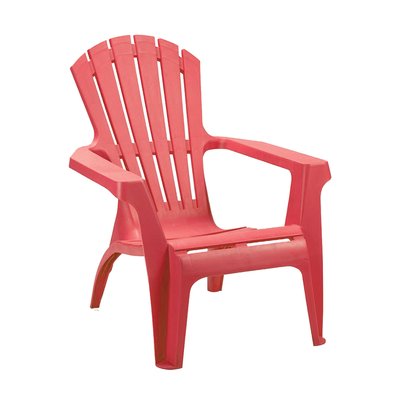 Fauteuil de jardin lounge confortable en polypropylène bleu ciel WADIGA