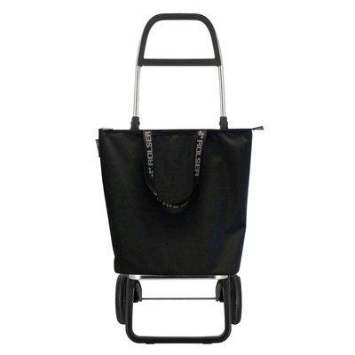 MINIBAG MF - Chariot de course - Pliable - 2 roues - Bleu Anthracite - Compact et pratique, cadre aluminium léger et robuste, sac imperméable ROLSER