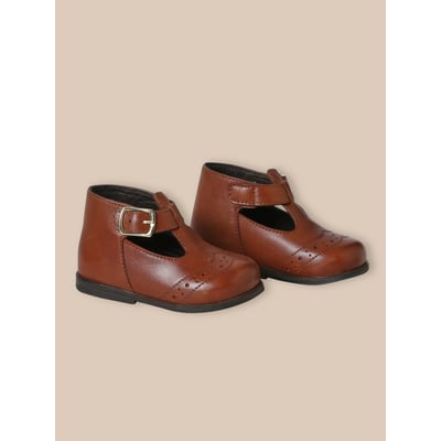 Salomés en cuir CYRILLUS