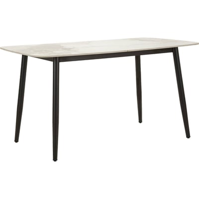 Table à manger céramique pieds en métal MODERN RECOLLECTION