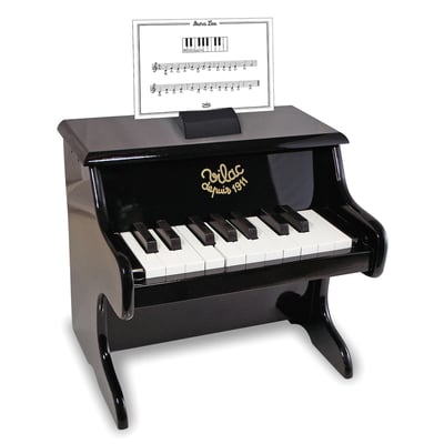 Piano noir 18 touches avec partitions 8296 VILAC