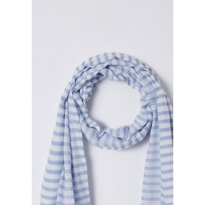 Foulard pur coton rayé DAMART