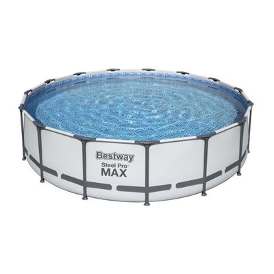 - Piscine tubulaire ronde  Steel Pro Max 4,57 x 1,07 m BESTWAY