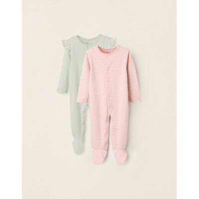 Pack 2 Grenouillères Pointelle/Floral ZIPPY