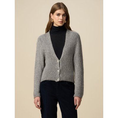 Cardigan réalisé en FIL chaud de mohair mélangé OLTRE
