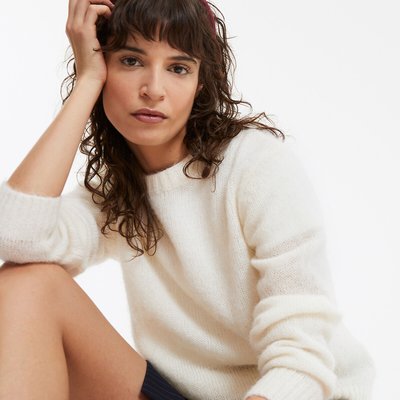 Jersey de punto grueso y cuello redondo LA REDOUTE COLLECTIONS